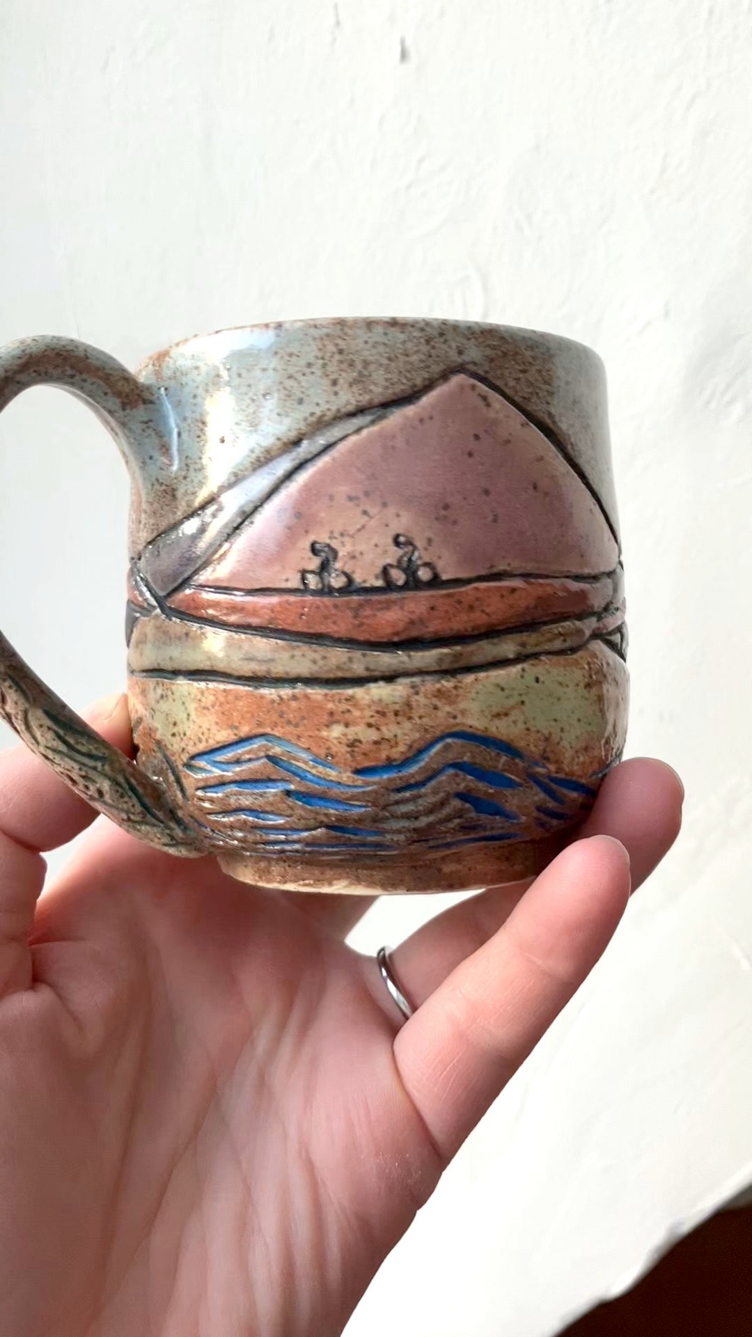 Small mountain bike mug