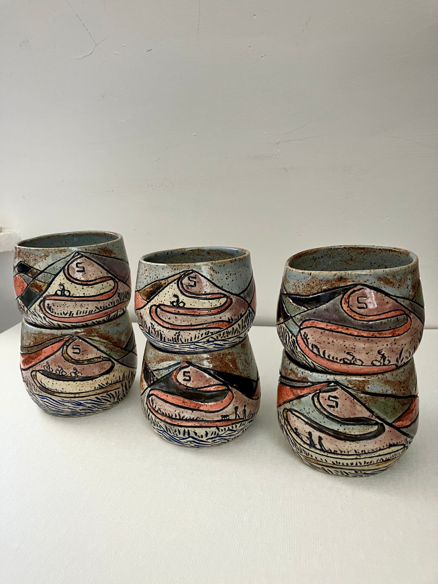 Salida “S” Mountain Wine Cups