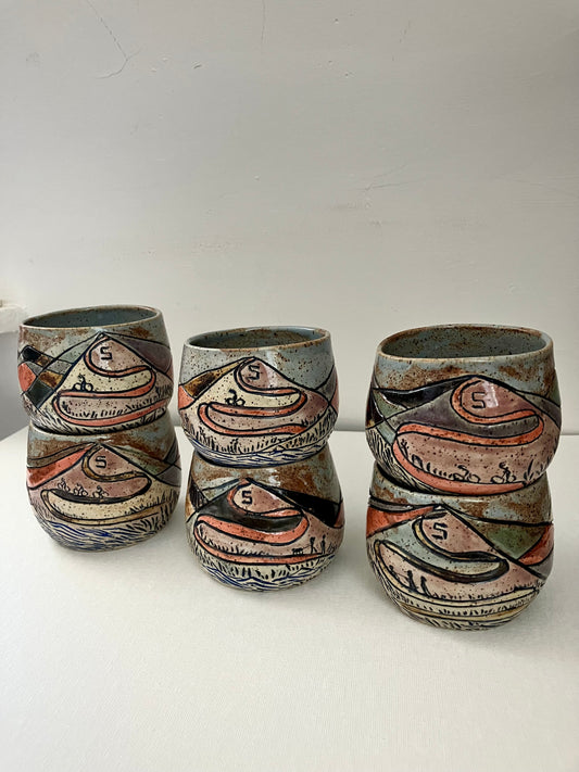 Salida “S” Mountain Wine Cups