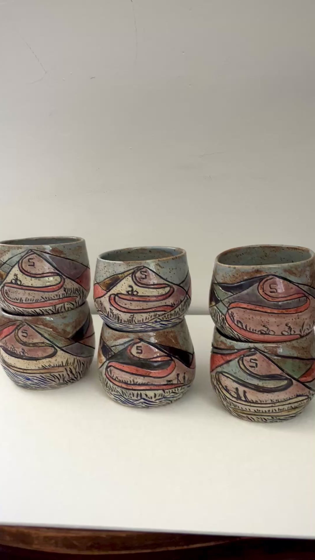 Salida “S” Mountain Wine Cups